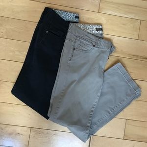 Prana Pants bundle (navy and khaki)